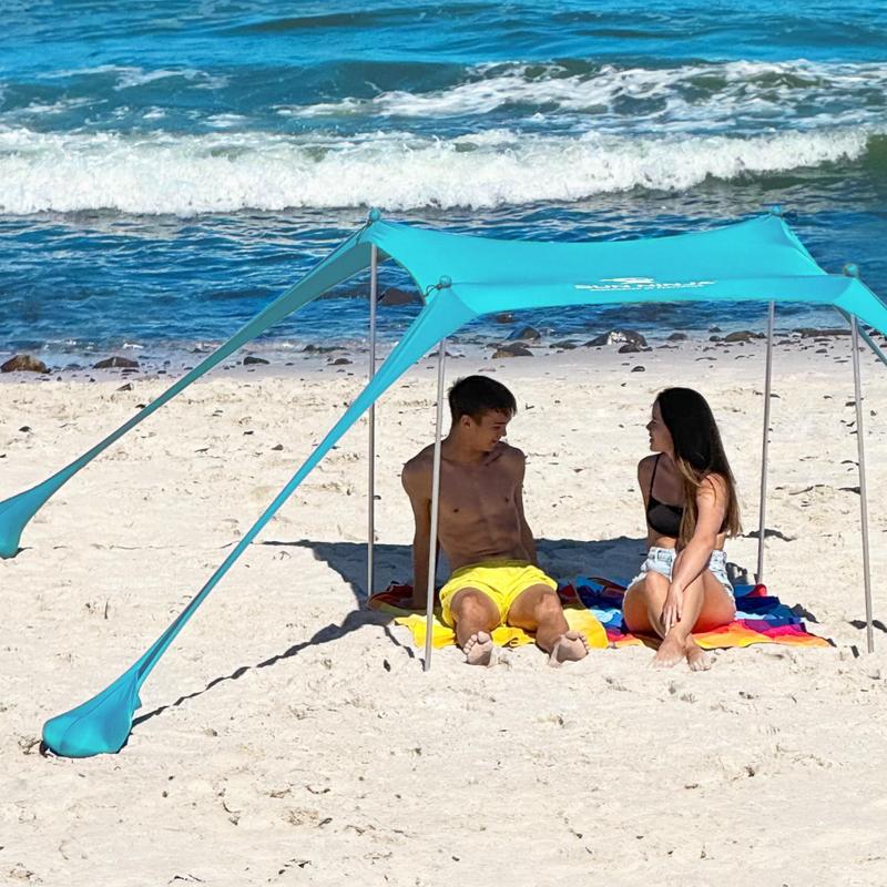 Tenda de praia SUN NINJA 152x152 cm UPF50+ Sun Shelter - Gazebo